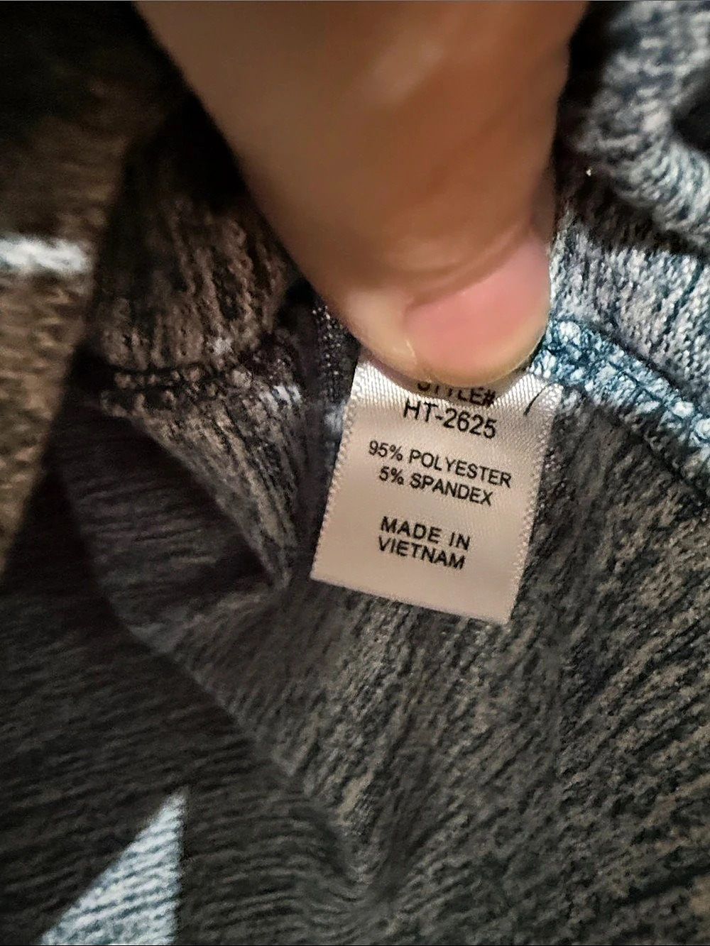 ZENANA Women's Lounge Set Blue & Gray XL Like New - Picture 3 of 4